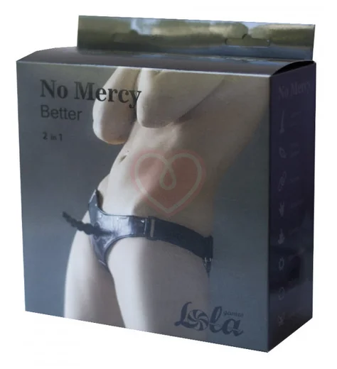 Анальный страпон No Mercy Better One Size черный фото 7