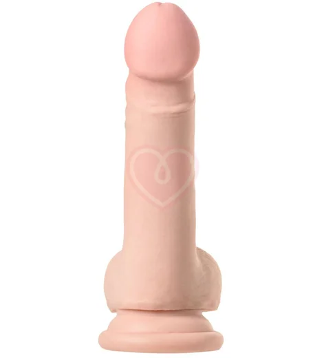 Реалистичный вибратор на присоске с пультом RealStick Elite Vibro 18 см телесный фото 4