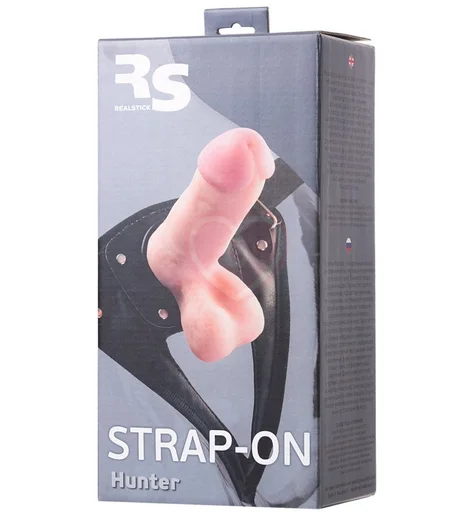 Реалистичный страпон RealStick Strap-On Hunter 14,5 см фото 2