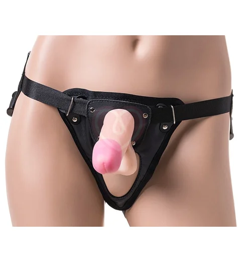 Реалистичный страпон RealStick Strap-On Hunter 14,5 см фото 7