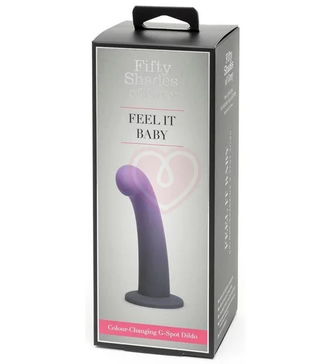 Фаллоимитатор '50 оттенков серого' G-Spot меняющий цвет фото 3