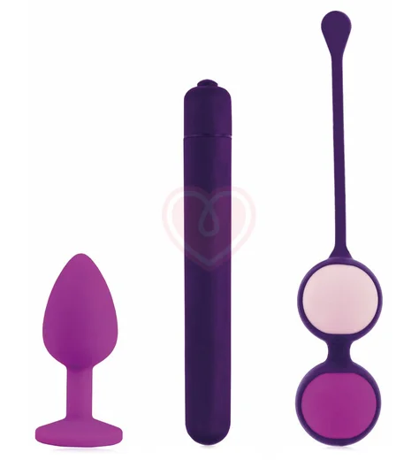 Набор из 3 игрушек Rianne S First Vibe Kit с косметичкой для хранения фото 2