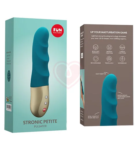 Мини-пульсатор Fun Factory Stronic Petite бирюзовый фото 6