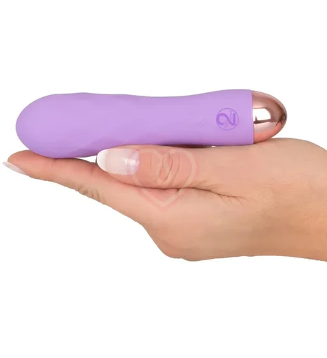 Рельефный мини-вибратор Cuties фиолетовый фото 3