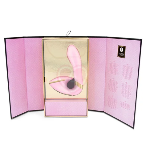 Вибратор с клиторальным кончиком Shunga SOYO нежно-розовый фото 3