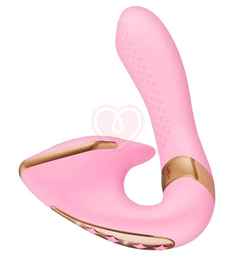 Вибратор с клиторальным кончиком Shunga SOYO нежно-розовый фото 4