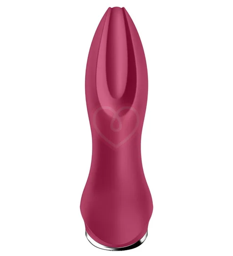 Вибропробка с ротацией и приложением Satisfyer Rotator Plug 2+ бордовая фото 5