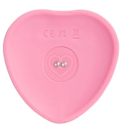 Вибратор с пульсирующей головкой Strap-On-Me Tapping Dildo Wave M розовый фото 8