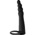 Вибронасадка для двойного проникновения Pure Passion Bramble 16 см чёрная фото 3
