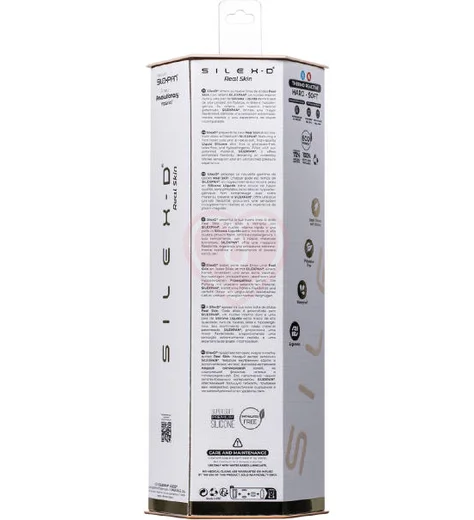 Реалистичный фаллоимитатор на присоске Silexd Model 1 Premium Real Skin телесный 21 см фото 8