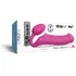 Безремневой страпон с вибрацией и пультом управления Strap-on-me XL розовый фото 7