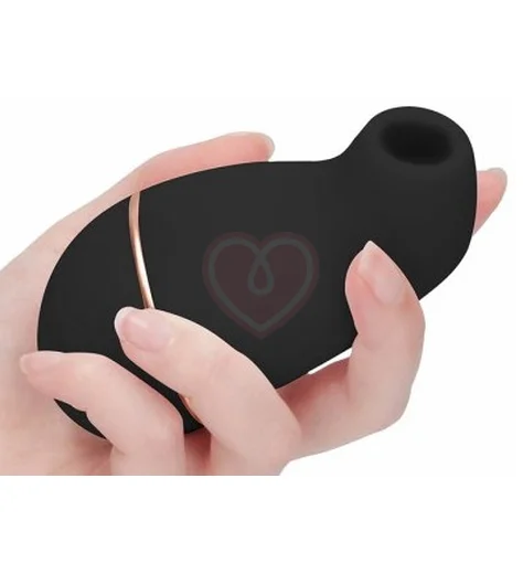 Бесконтактный клиторальный стимулятор Irresistible Kissable чёрный фото 4