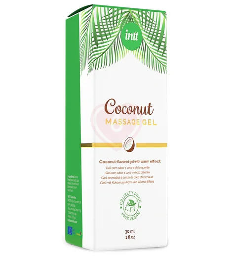 Разогревающий гель Intt Coconut со вкусом кокоса 30 мл фото 2