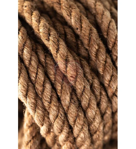 Джутовая веревка для шибари Pecado BDSM 5 метров коричневая фото 3