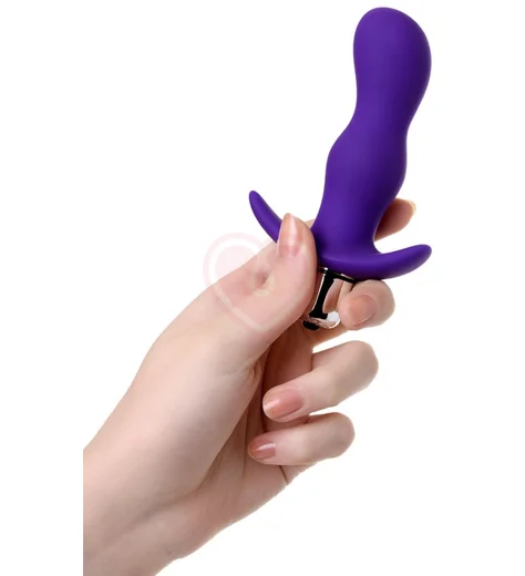 Анальная вибропробка A-Toys Vibro Anal Plug S фиолетовая фото 3