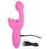 Вибратор с клиторальным стимулятором-бабочкой Butterfly Kiss розовый фото 4
