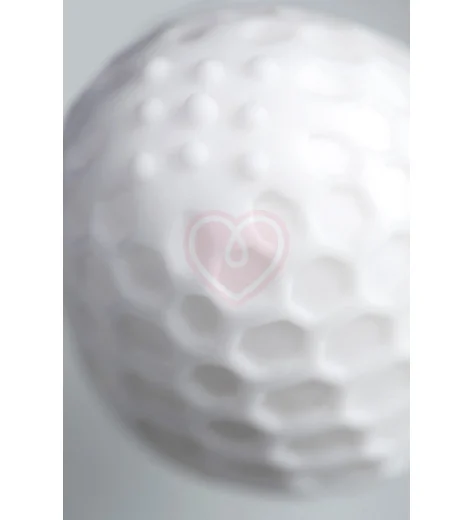 Мини-мастурбатор с рельефом A-Toys Pufl 6 см белый фото 4