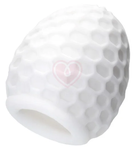 Мини-мастурбатор с рельефом A-Toys Pufl 6 см белый фото 7