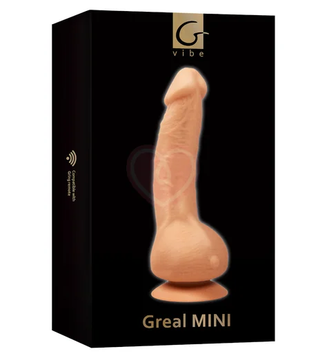 Мини-версия реалистичного вибратора Gvibe Greal Mini телесный фото 2