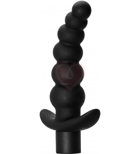 Анальные шарики c вибрацией Spice It Up Ecstasy черные фото 2