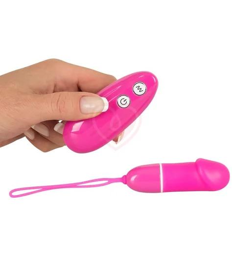 Минивибратор с дистанционным управлением Sweet Smile Bullet розовый фото 2