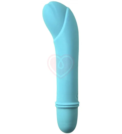 Мини-вибратор Universe Secret Flower голубой фото 2