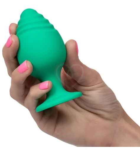 Набор из двух анальных пробок Cheeky зелёный фото 3