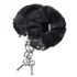 Наручники с мехом ToyFa Theatre Fur чёрные фото 2