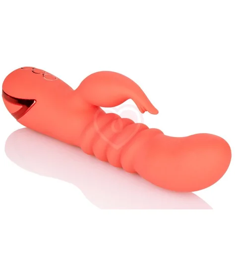 Вибратор с пульсацией Orange County Cutie оранжевый фото 4