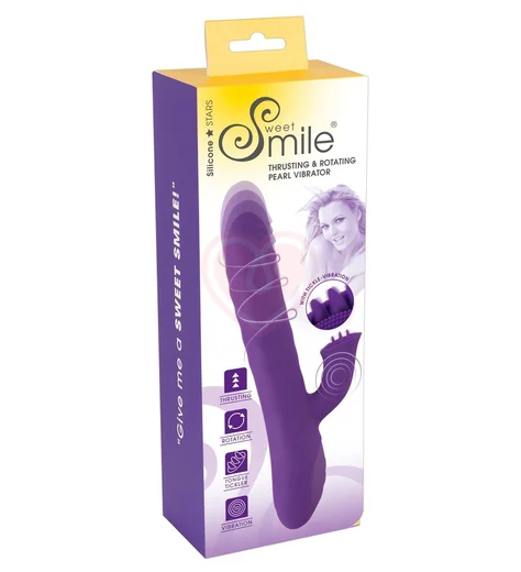 Вибратор с пульсацией и ротацией Sweet Smile Thrusting and Rotation фото 6