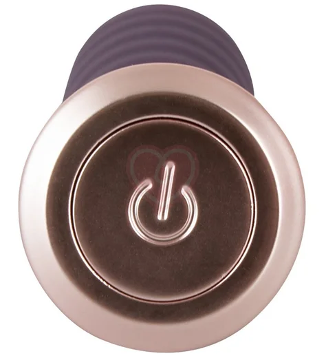 Ребристый вибратор с изгибом Elegant Series Flexy Vibe фото 3