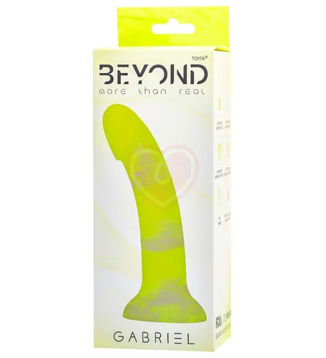 Разноцветный фаллоимитатор Beyond Gabriel 18 см салатовый фото 4