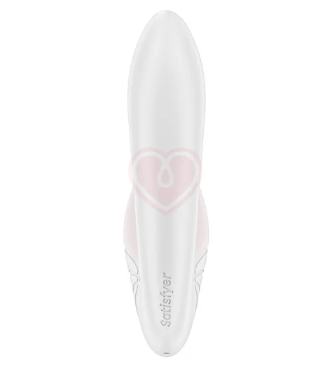 Вибратор с вакуумным стимулятором Satisfyer Supernova белый фото 3