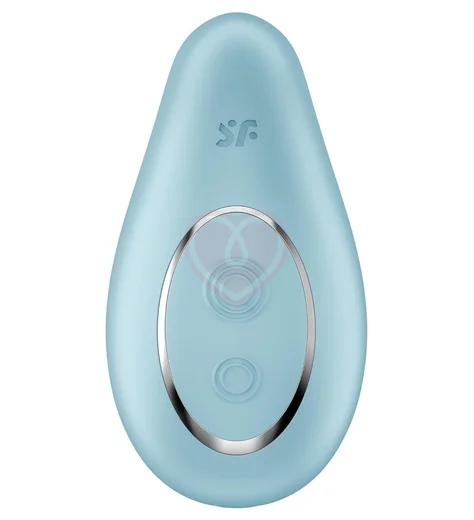 Мини-вибратор Satisfyer Dipping Delight голубой фото 4