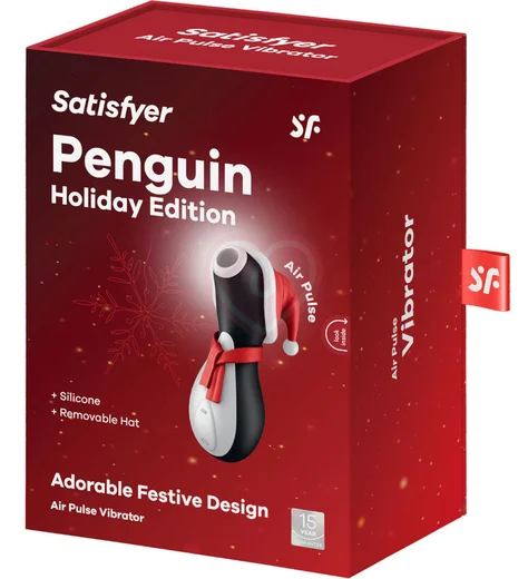 Вакуумный клиторальный стимулятор Satisfyer Penguin Holiday Edition фото 2