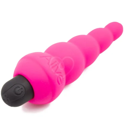 Анальная елочка с вибропулей Lance Pro розовая фото 2