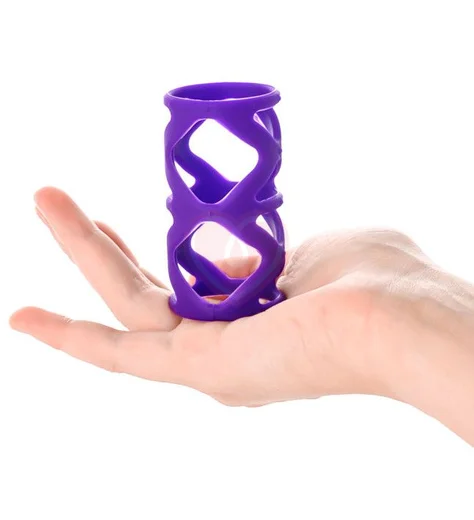 Рельефная насадка ToyFa A-Toys фиолетовая фото 3