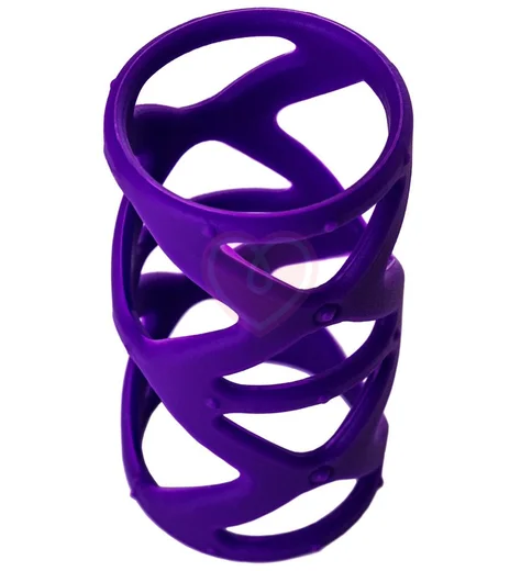 Рельефная насадка ToyFa A-Toys фиолетовая фото 5