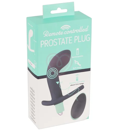 Анальный стимулятор с пультом управления Prostate Plug фиолетовый фото 5