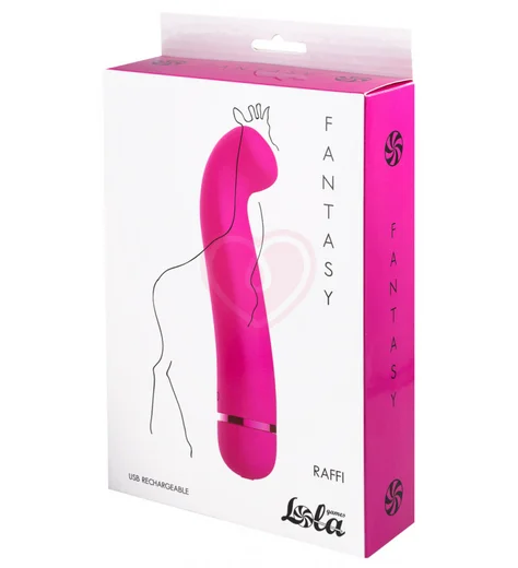 Вибратор с широким кончиком Lola Fantasy Raffi розовый фото 3