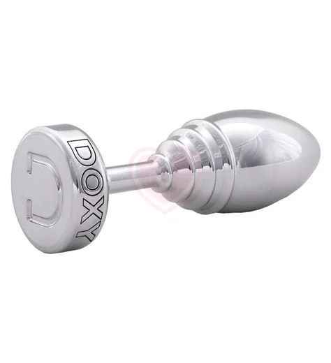 Рельефная анальная пробка Doxy Butt Plug Ribbed фото 2