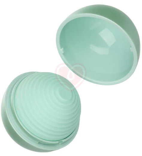 Круглый мини-вибратор с ребрышками Opal Ripple Massager фото 3