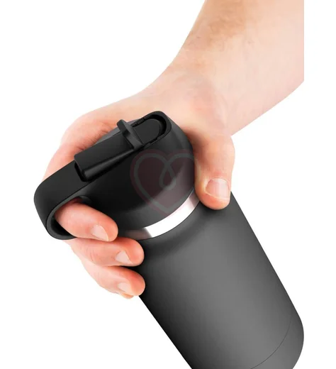 Мастурбатор вагина в серой фляге Fuck Flask телесный фото 4