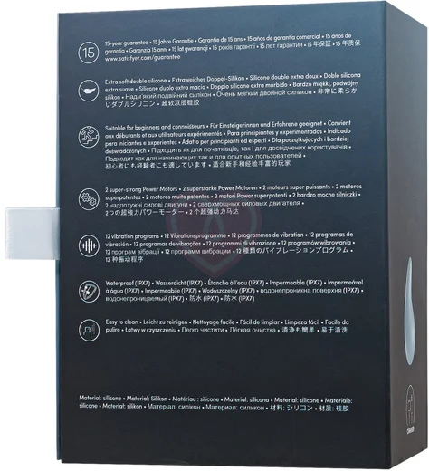 Вибратор для внешней стимуляции Satisfyer Dew Drop голубой фото 2