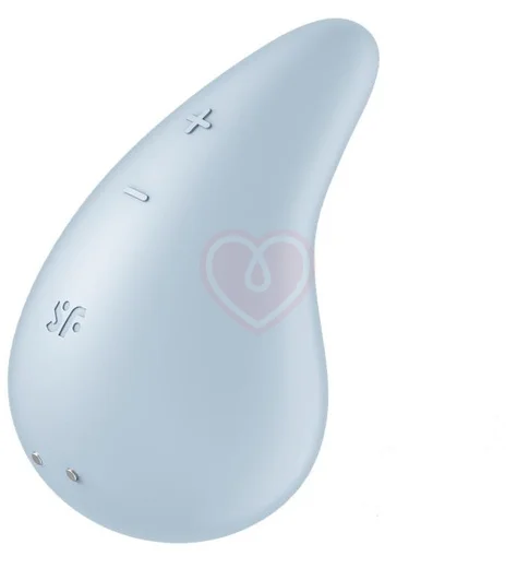 Вибратор для внешней стимуляции Satisfyer Dew Drop голубой фото 8