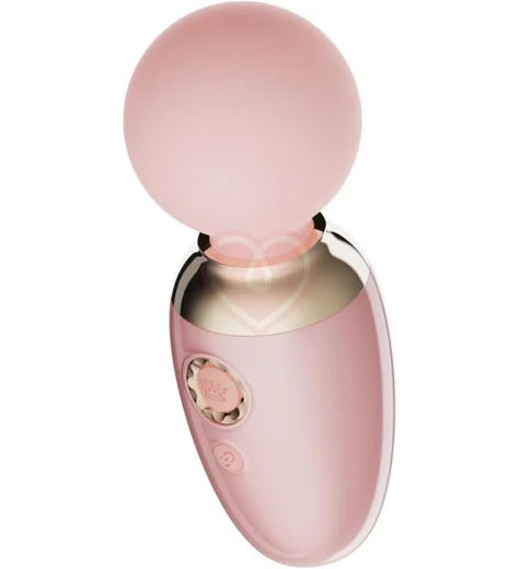 Минимассажёр с функцией нагрева Zalo Ava розовый фото 3