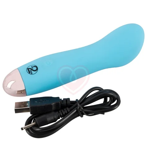 Мини вибратор Cuties голубой фото 4