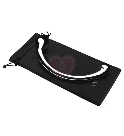 Стальной фаллоимитатор с изгибом Le Wand Hoop фото 4