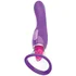 Двусторонний вибратор с помпой и язычком Her Ultimate Pleasure фиолетовый фото 3