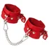 Оковы на ноги с люверсами Pecado BDSM красные фото 3